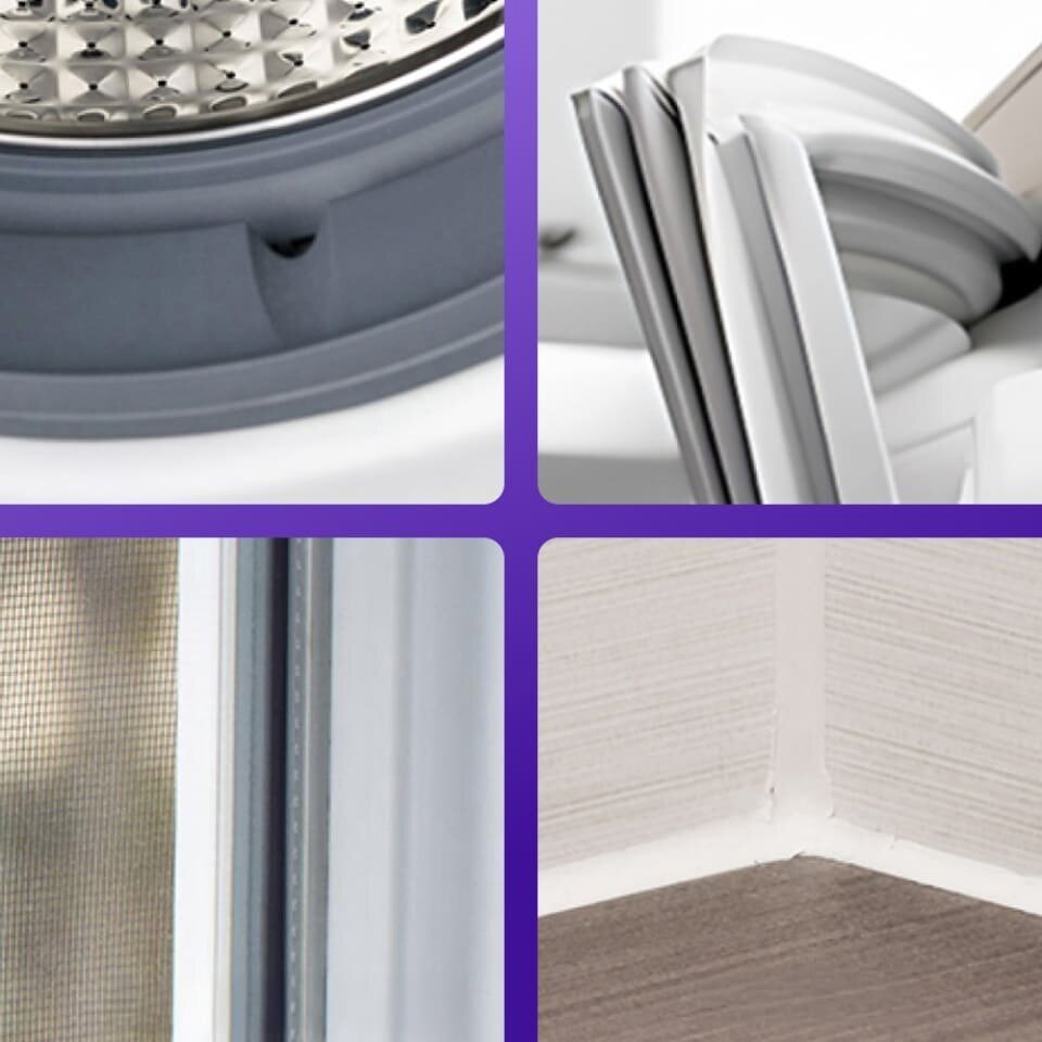 Application of NuroClean mold remover gel on bathroom tile grout with black mold stains.